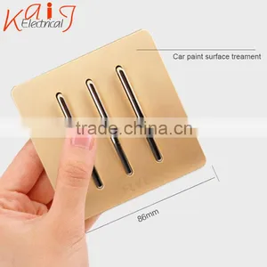 Wall Switch Top Quality 3 Gang 1 Way or 2 Way thumbnail-1