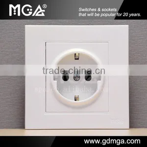 MGA A9 Series Schuko Socket& German Electrical Plug and Socket &universal Electric Socket thumbnail-1