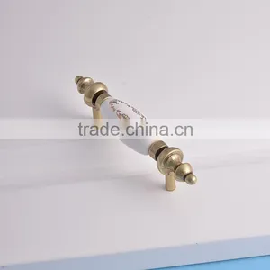 Direct From China Furniture Classical Antique Brass Porcelain Metal Cabinet India Ceramic Knobs thumbnail-1
