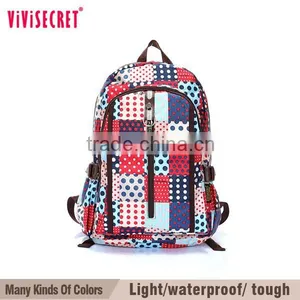 Custom Japan and Korean Style Outdoor Products Brand Colorful School Backpack thumbnail-5
