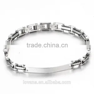 Hot Sell Cheap Stainless Steel Adjustable Bangle Bracelets For Men thumbnail-2