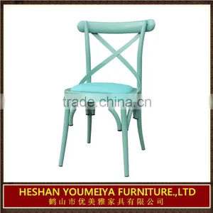 2015 Year French Bistro Style Colorful Cross Back Chair YG7069 thumbnail-1