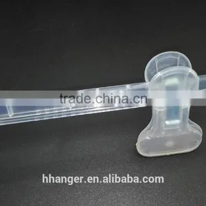 High Quality Plastic Transparent Trousers Hanger thumbnail-5