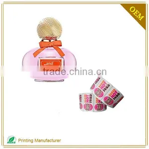 Strong Adhesive Red Perfume Label Sticker Design Factory thumbnail-3