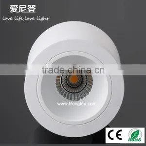 White 120mm Surface Mounted Downlight Led 9W Factory Price High CRI Dimmable Adjustable China Led Lights thumbnail-2