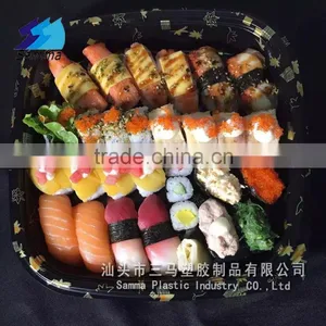 SM1-3110A 2016 Big Size Square Shape Sushi Tray With OPS Lid thumbnail-1