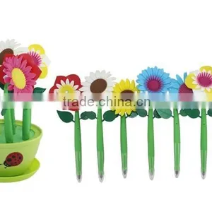 Silicone Rubber Sunflower Pen for Promotional thumbnail-1
