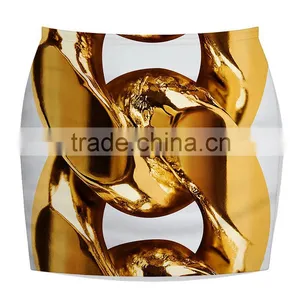 2015 Women Mini Skirt Sublimation Printing Pencil Skirt N20-6 thumbnail-2