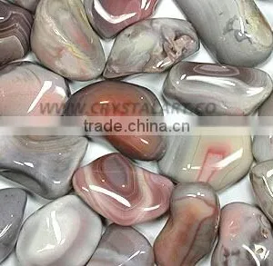 Banded Agate Tumbled Pebbles Stone thumbnail-1