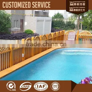 Solid Thermowood Temporary Pool Fence thumbnail-1