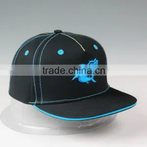 Round Flat Brim Snapback Hats for Children thumbnail-2