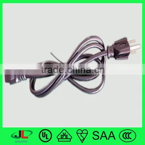 UL CUL 3 Pin Plug American Standard ac Power Cord IEC C19 to C5 Electrical Power Cord With 3 Prong Plug thumbnail-5