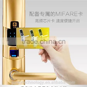 Remote Control Fingerprint Passwords Electric Door Lock thumbnail-2