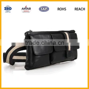 2016 Trendy Bicycle Sport Running Belt PU Waist Bag Leisure Bag for Men and Women thumbnail-3