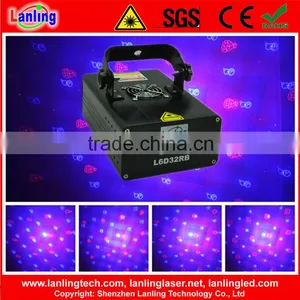 Red and Blue 8 Gobo Twinkling Xmas Lights thumbnail-1