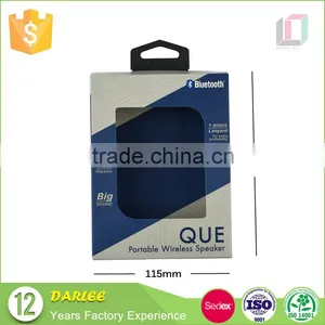 Hot Sale Color Printed Custom Logo Recyclable Electronic Products Packaging With Clear Window thumbnail-3