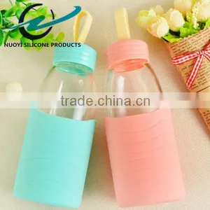 Fashion Water Bottle Travel Lead Free Silicone Cup Sleeve Outdoor Sport thumbnail-1
