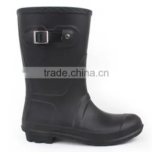 Colourful Buckle Clear Pvc Cheap Plastic Rain Boots for Women thumbnail-6