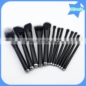 13pcs Cool Black Wood Handle Private Label Makeup Brush Wholesale Make up Brush thumbnail-3