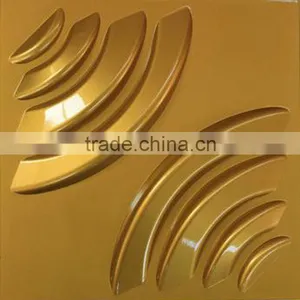 High Quality Polyurethane Moulding 401017 Cheap Home Decorating With PVC 3D Wall Panel thumbnail-3