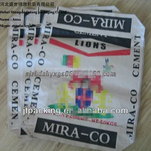 42.5R/32.5N OPC or PPC Type 25kg 30kg 40kg 50kg Block Bottom Valve Cement Bag thumbnail-1