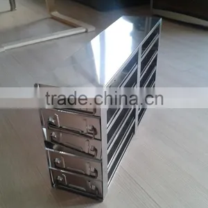 Used Stainless Steel -86 Cryo Freezer Rack Boxes thumbnail-3