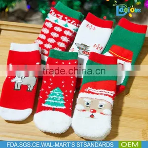 New Arrival Funny Christmas Bulk Wholesale Knitted Custom Socks thumbnail-1