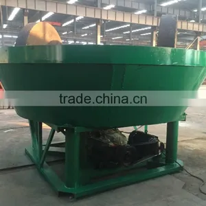 New Design Wet Pan Grinder, Gold Mining Pan, Double Roller Pan Mill thumbnail-6