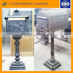 Customized Aluminum Casting Antique Style Bollard /mailbox Post thumbnail-2