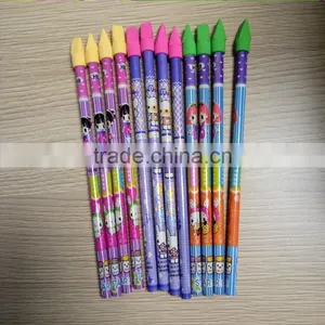 Custom LOGO HB Pencils With Eraser Topper thumbnail-1