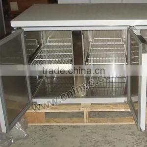 Stainless Steel Commercial Refrigeration Equipment/Refrigerator Display Topping/Small Refrigerated Display Case thumbnail-3