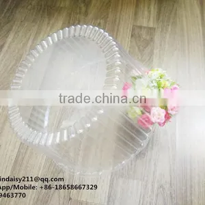 10" Inch Accept Custom Order and BOPS Plastic Type Plastic Birthday Cake Box thumbnail-2