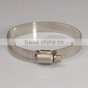 Wells CE Hardware Polished SS304 Stainless 316 Hose Clamps for Pipeline thumbnail-5