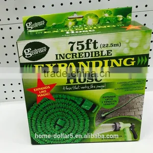75 Ft Flexible Expandable Garden, Hose Nozzle thumbnail-1