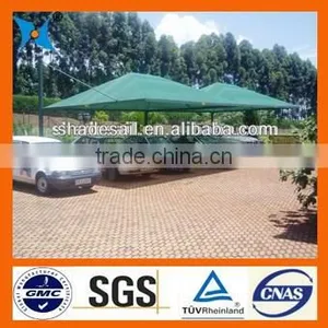 Green Car Parking Sun Shade, Shade Cloth HDPE Material,anti UV at Least 5 Years thumbnail-1