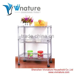 3 Layer Stainless Steel Kitchen Shelf thumbnail-1