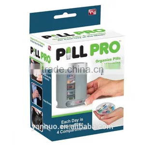 7 Day Mini Drug Storage Box Pill Organizer Plastic Container thumbnail-1