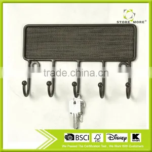 Store More Textilene Door 5 Hook Key Rack thumbnail-1