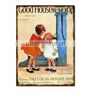 Good Housekeeping Plaque Home Decorative Plaque Metal Sign thumbnail-1