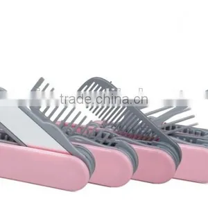 5 In 1 Folding Hair Comb Mirror Brush Comb Set Hair Combs thumbnail-1