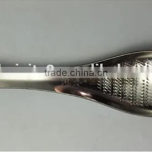 Cy290 Spoon Shape Lime Lemon Zester Cheese Grater Wasabi Ginger Stainless Garlic Press Cozinha Grinding Tools Accessory thumbnail-2