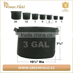 3 Gallon With Handle Grow Bag,felt Fabric Material Grow Bags thumbnail-6