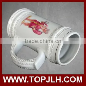 China Custom Subliamtion White Coffee Mug Porcelain Glass Beer Mug thumbnail-6