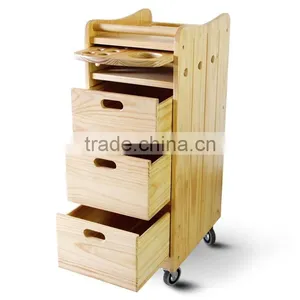Portable Manicure Furniture Cabinet With Movable Stool Inside for Nail Salon TKN-2991 thumbnail-1