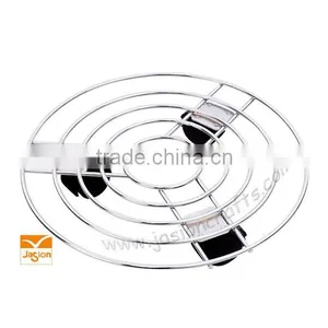 Kitchen Utensil Rack 10 Fixed Hooks Chrome Wall Mounted thumbnail-1