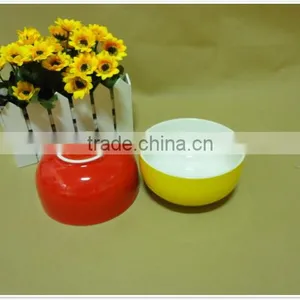 New Product Colorful Porcelain Salad Bowl thumbnail-3