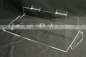 SDPS02 Flat Acrylic Slatwall Shoe Shelf thumbnail-4