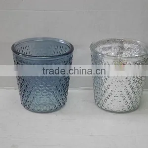 Cylinder New Fashion Spray Eletroplating Wholesale Glass Vase thumbnail-1