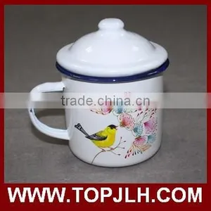 New Fashion Retro Style Enamel Cup Heated Coffee Mug thumbnail-1
