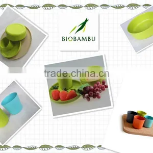 Conventional Best Design Antique Bamboo Fiber Tableware Set thumbnail-1